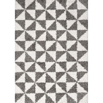Alcudia Geometric Shag Area Rug